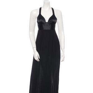 Theyskens' Theory Black Maxi Dress